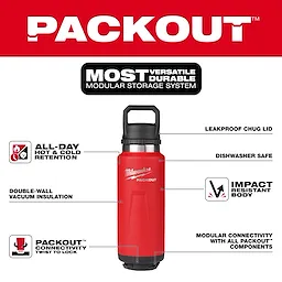 PACKOUT™ 36oz Insulated Bottle with Chug Lid