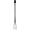 The image displays a 3/8" Drive 10mm Long Ball End Hex Bit Socket. The tool features a hexagonal bit at one end and a ball end at the other, designed for accessing hard-to-reach fasteners.