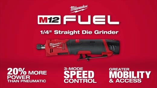 Milwaukee M12 FUEL 1_4 Straight Die Grinder