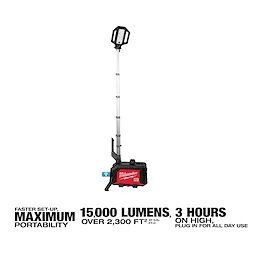 MX FUEL™ ROCKET™ Dual Power Compact Tower Light