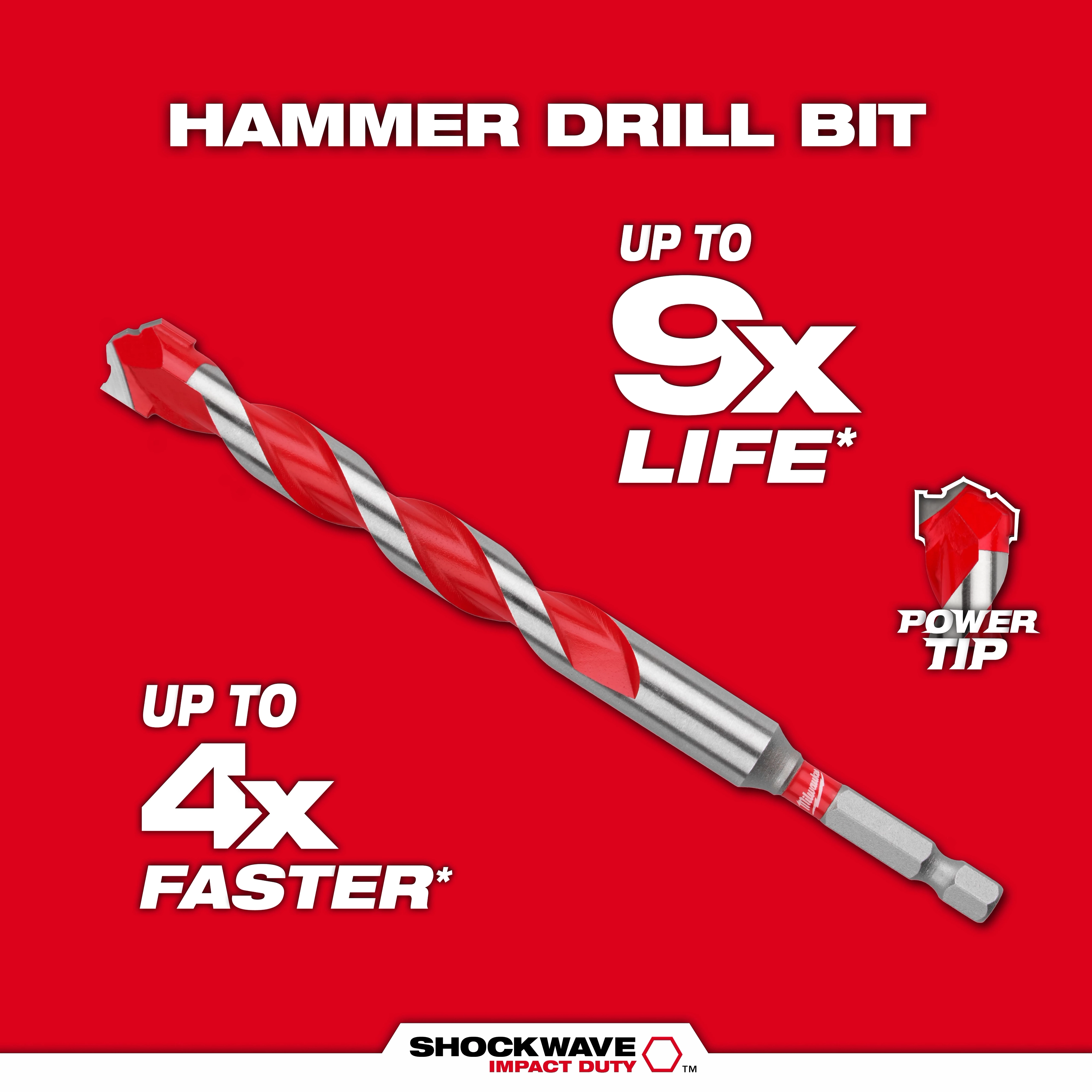 Large Diameter Hammer Drill Bits