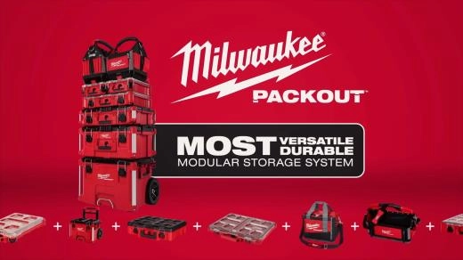 MILWAUKEE PACKOUT Tool Case with Customizable Insert