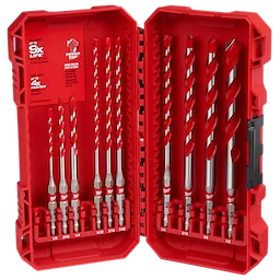 10 Piece Hammer Drill Bit Set