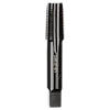 1/8"-27 NPT Straight Flute Taper Tap in black. The tap features straight flutes and is designed for thread cutting in metal.