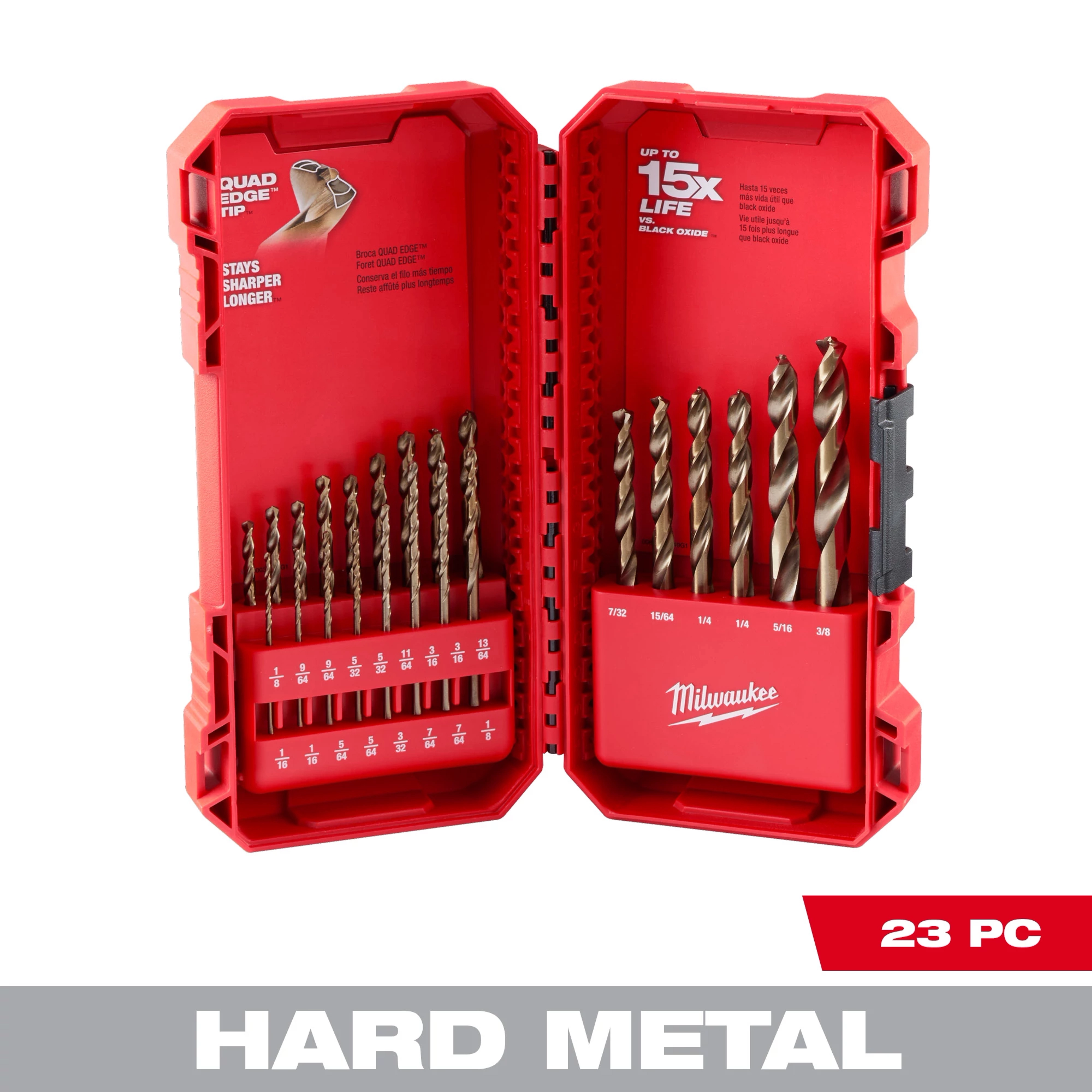 RED HELIX™ Cobalt Drill Bit Set - 23PC