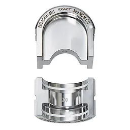 FORCELOGIC™ M18™ 750 MCM Crimper Kit includes precision-engineered, chrome-finished crimping dies for 300 MCM copper connections.