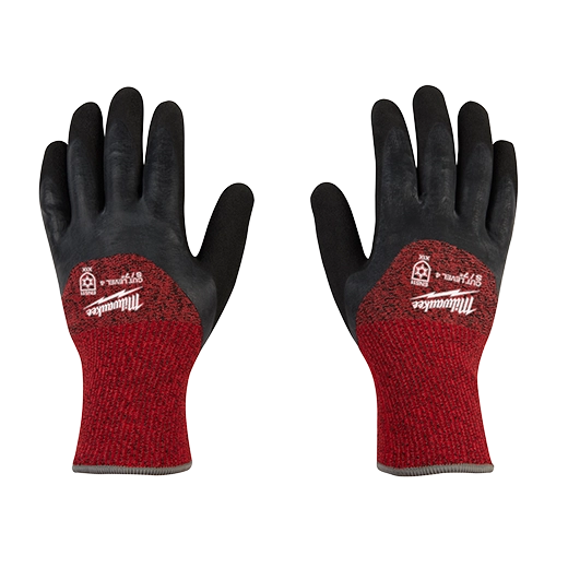 48-73-7940, 48-73-7941, 48-73-7942, 48-73-7943, 48-73-7944 - Cut Level 4 Winter Dipped Gloves - S