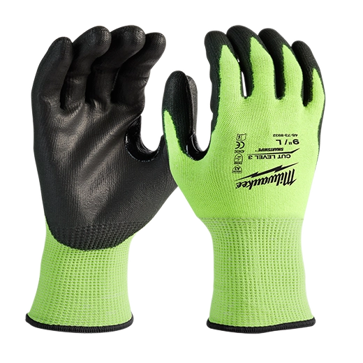 48-73-8932 - Hi Vis Cut Gloves