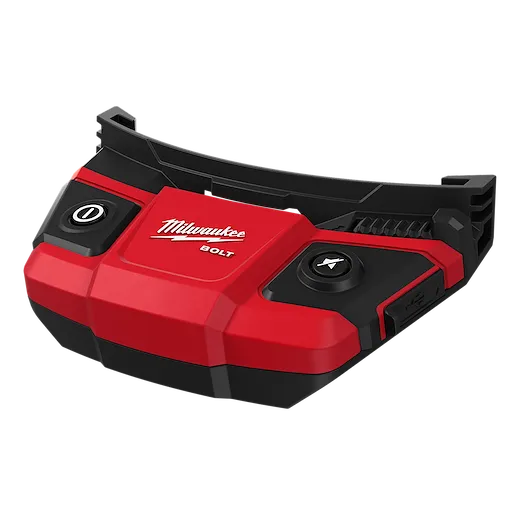 BOLT Personal Voltage Detector in a red and black casing with power and arrow buttons, designed for electrical safety.
