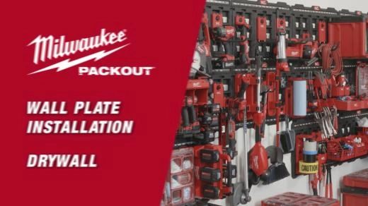 Milwaukee PACKOUT Wall Plate Drywall Installation