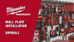 Milwaukee PACKOUT Wall Plate Drywall Installation