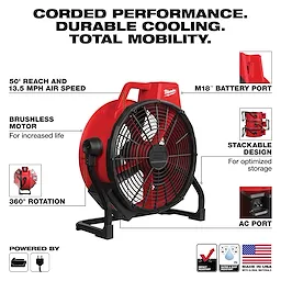 M18™ Brushless 18" Fan