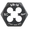 3/8"-16 NC 1-Inch Hex Die