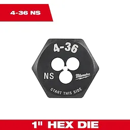 4-36 NS 1-Inch Hex Die