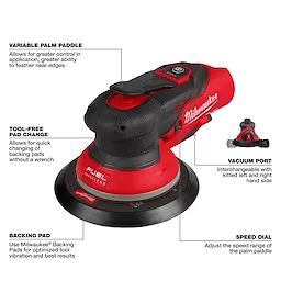 M12 FUEL™ 6" Random Orbital Sander Kit (3/32")