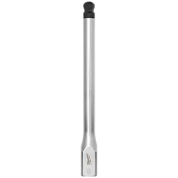 3/8" Drive 9mm Long Ball End Hex Bit Socket with a sleek metallic body and a black ball end. The socket has a chrome finish and a precision-machined hex bit end for tight spaces.