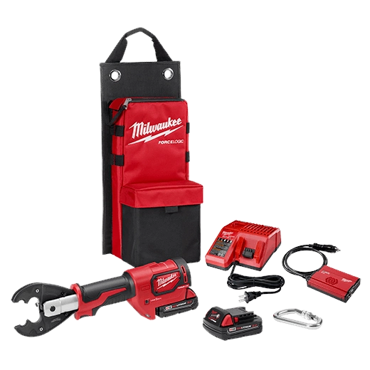 2678-22BG - FORCELOGIC™ M18™ 6T Crimper Kit with D3 Grooves and Fixed BG Die
