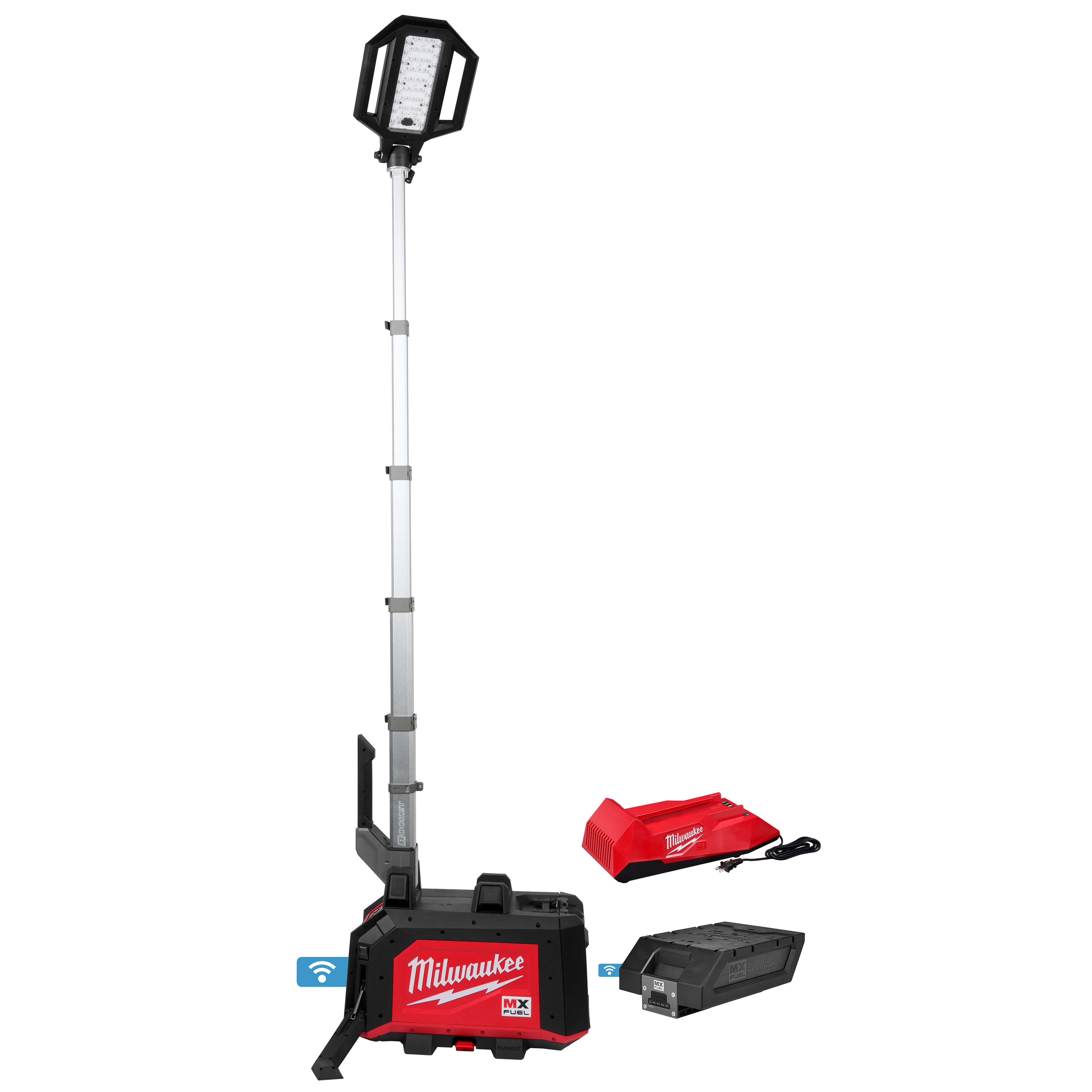 MX FUEL™ ROCKET™ Dual Power Compact Tower Light