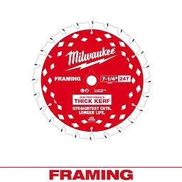 7-1/4" 24T Framing Circular Saw Blade