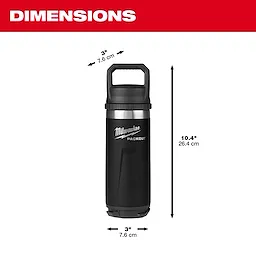 PACKOUT™ 18oz Insulated Bottle with Chug Lid