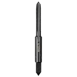 M4-0.75 20mm Straight Flute Plug Tap with a black finish, designed for threading holes in metalworking and maintenance applications.