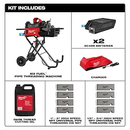 MX FUEL™ Pipe Threading Machine