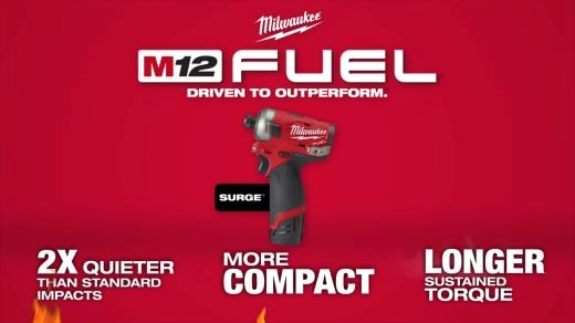 Milwaukee M12 FUEL SURGE 1_4 Hex Hydraulic Driver