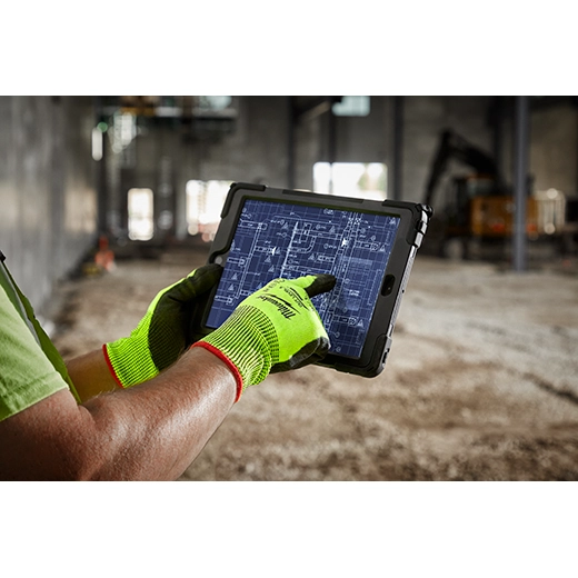 48-73-8952 - High Visibility Cut Level 5 Polyurethane Dipped Glove - L