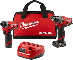 2598-22 - M12 FUEL™ 2-Tool Combo Kit- 1/2" Hammer Drill and 1/4" Hex Impact Driver