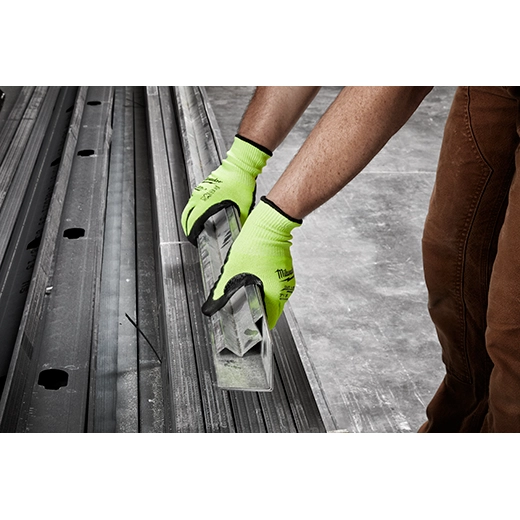48-73-8932 - Hi Vis Cut Gloves