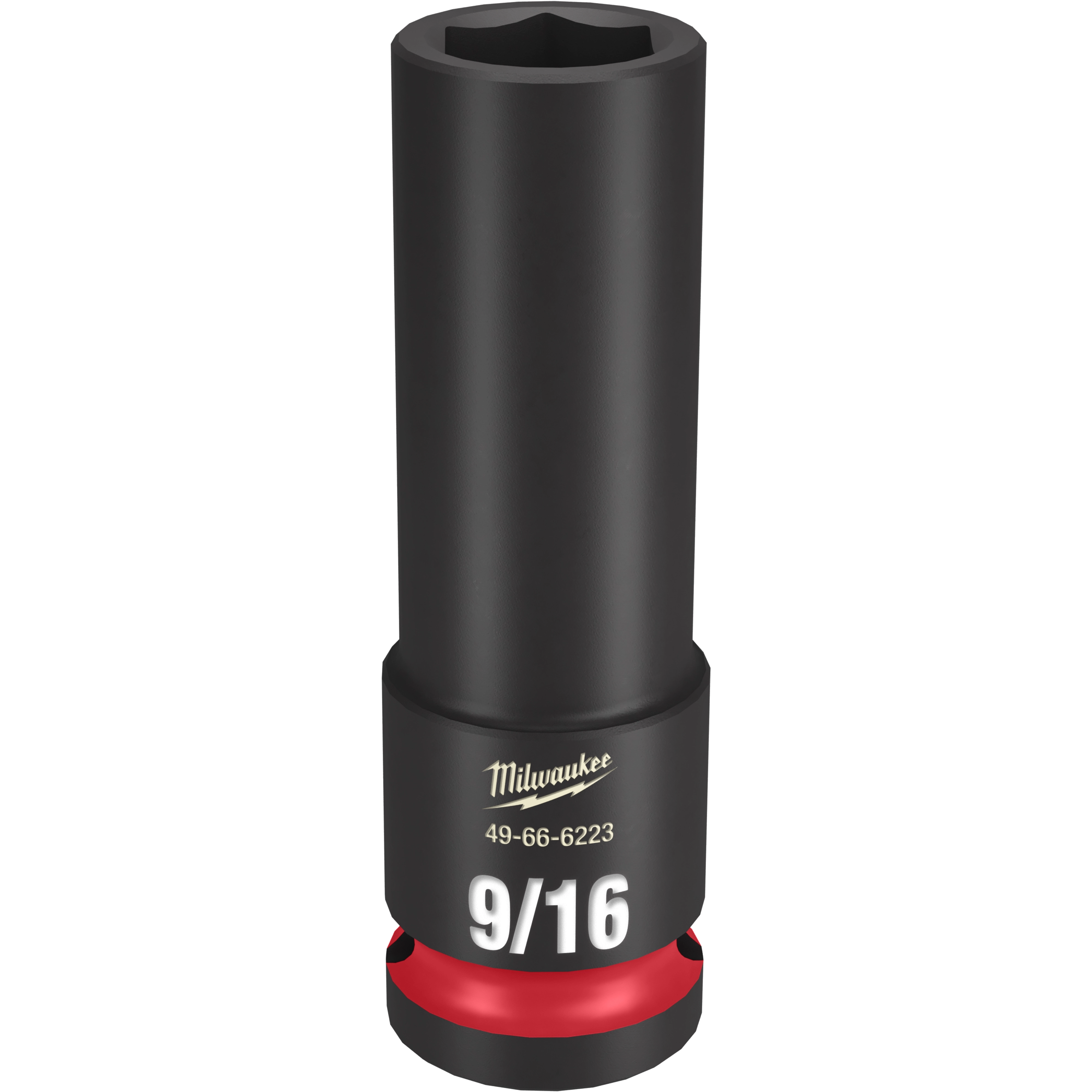 SHOCKWAVE 1/2 in. Drive 9/16 in. Deep 6 Point Impact Socket 1 Pack