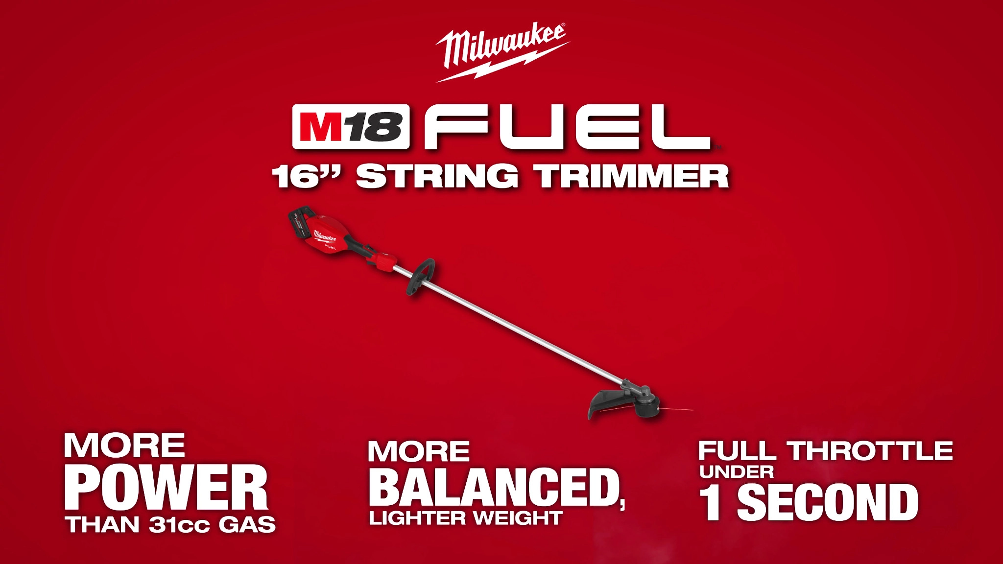 Milwaukee® M18 FUEL™ 16" String Trimmer | Primary