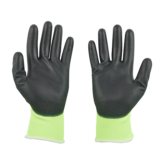 48-73-8910, 48-73-8911, 48-73-8912, 48-73-8913, 48-73-8914 - High Visibility Cut Level 1 Polyurethane Dipped Gloves