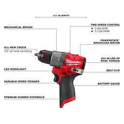 M12 FUEL™ 1/2" Drill/Driver