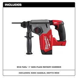 M18 FUEL 1" SDS Plus Rotary Hammer Includes