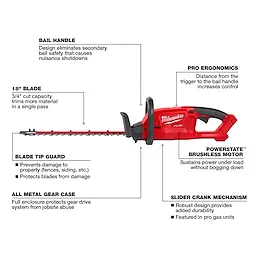 M18 FUEL™ 18” Hedge Trimmer