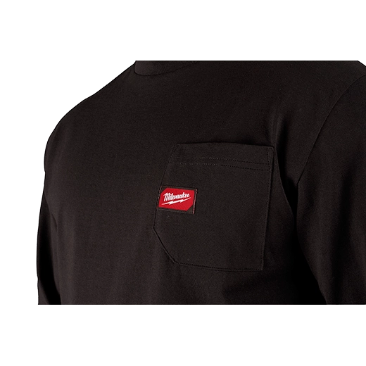 602B, 602BS, 602BM, 602BL, 602BXL, 602BXXL, 602B3XL - Long Sleeve Heavy Duty Pocket T-Shirt