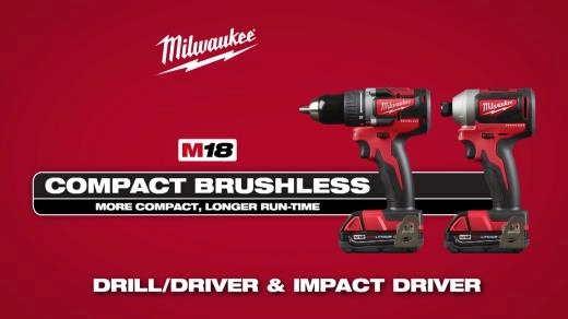 2701_ 2702 Milwaukee M18 Compact Brushless Drill Driver and Impact Driver Demo_Review