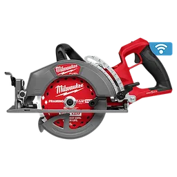 The M18 FUEL 7-1/4" Rear Handle Circular Saw with ONE-KEY is a power tool designed for precise cutting. It features a rear handle grip and a 7-1/4 inch blade with tooth framing. The ONE-KEY technology allows for tool customization and tracking.