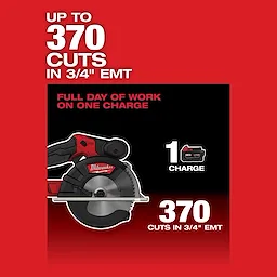 M18 FUEL Metal Cutting Circular Saw USP Chart 3