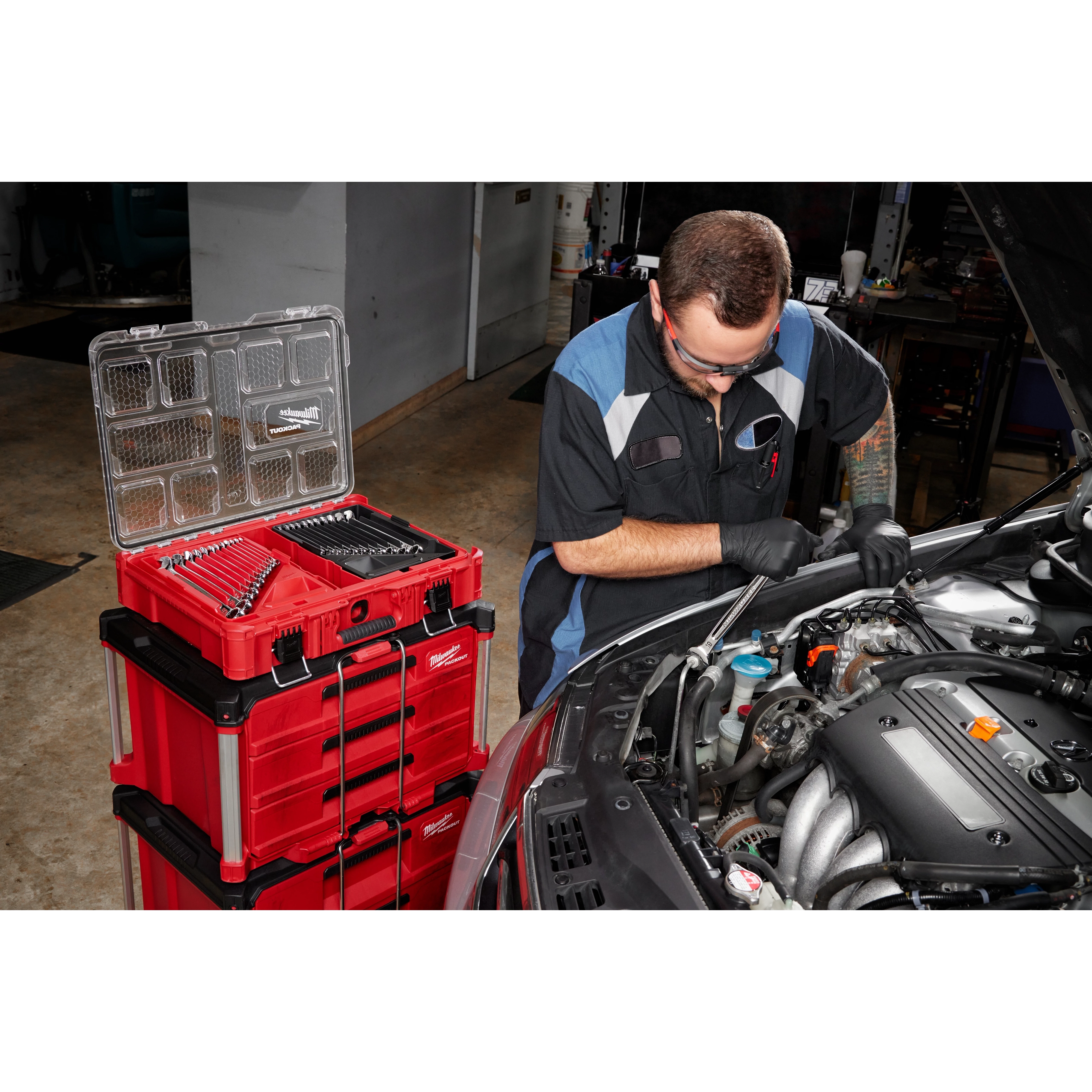 30pc Metric & SAE Combination Wrench Set with PACKOUT™ Organizer