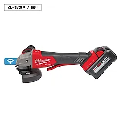 M18 FUEL 18V Lithium-Ion Brushless Cordless 4-1/2 in./5 in. Braking Grinder Kit w/Paddle Switch & (2)6.0 Batteries