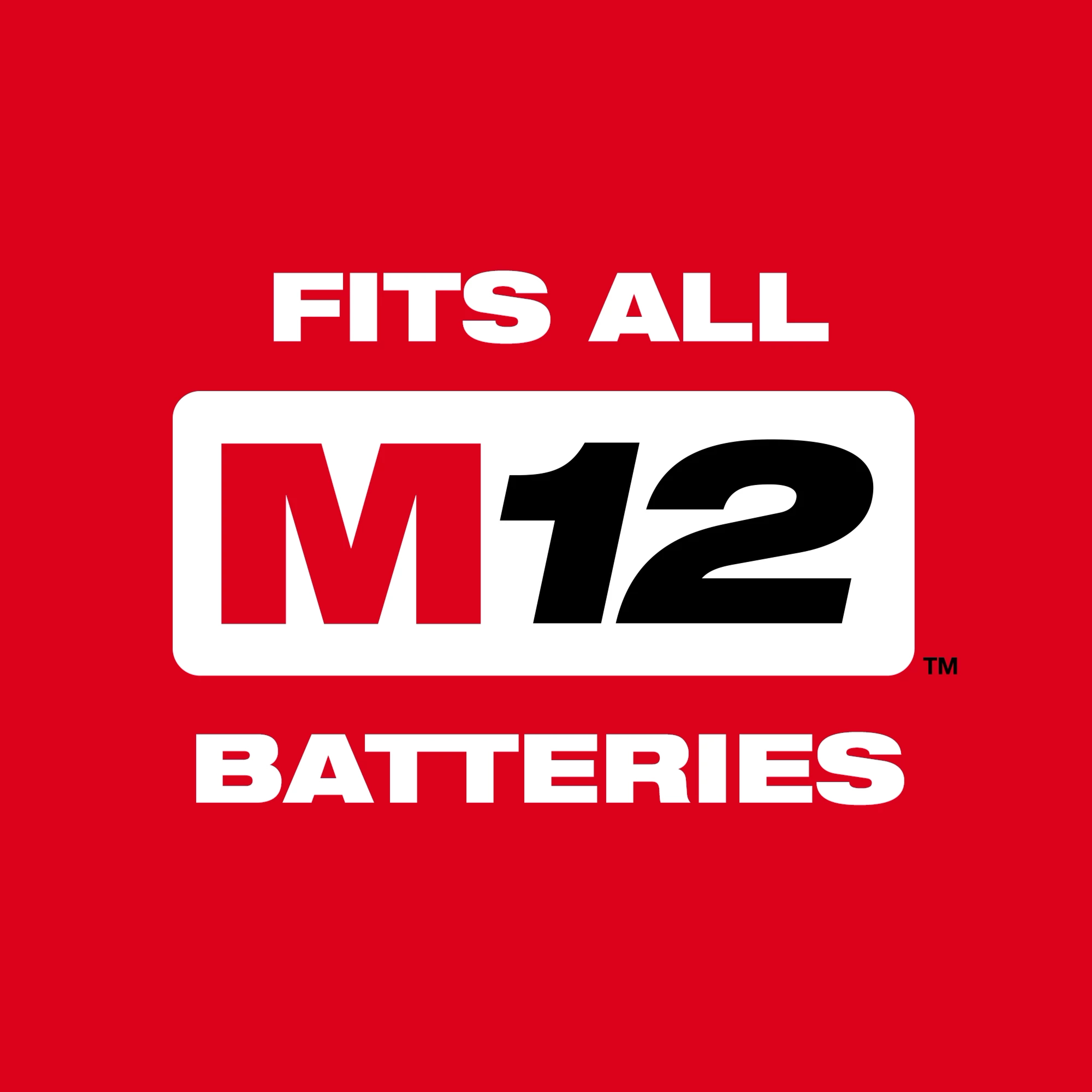 Fits all M12 batteries