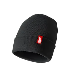 506B - Acrylic Cuffed Beanie – Black