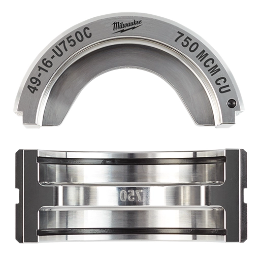 2679-750C, 2679-750A, 49-16-750C, 49-16-750A, 2679-22, 49-16-U111, 2679-20, 49-16-U750C, 49-16-U750, 49-16-U600, 49-16-U500, 49-16-U400 - 750 MCM Cu 6T U Style Die