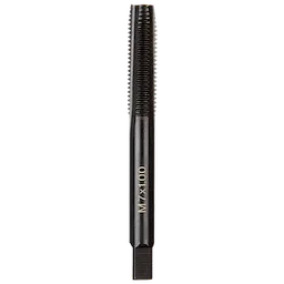 M7-1.00 20mm Straight Flute Plug Tap with a black finish and engraved text, designed for threading holes in metal.