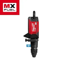 MX FUEL 27 lb SDS MAX Demolition Hammer standing upright on a plain white background.