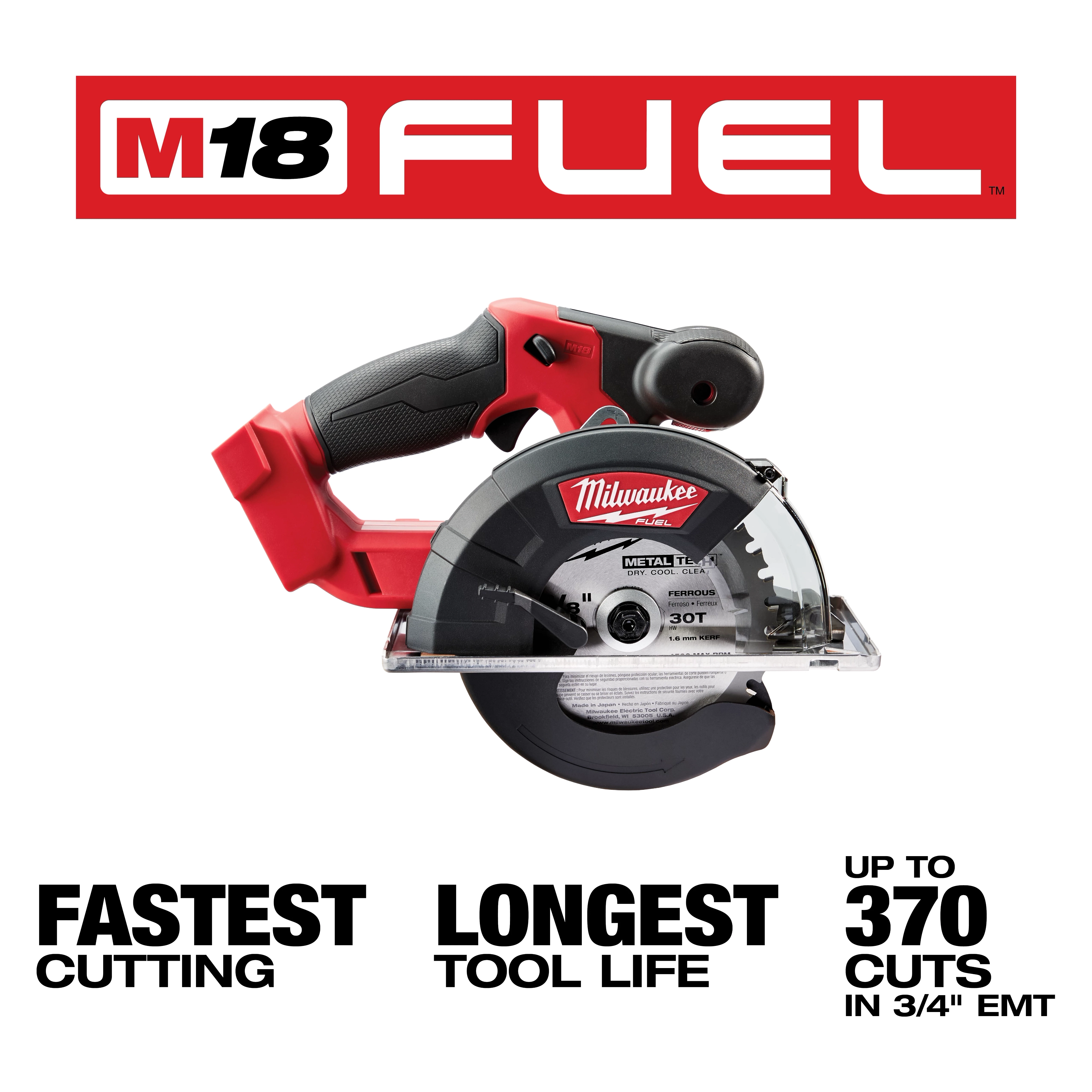M18 FUEL Metal Cutting Circular Saw FUEL USPs Bare Tool