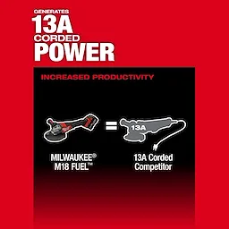 M18 FUEL™ 4-1/2"-6" Braking Grinder, Paddle Switch
