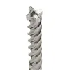 The SDS+ MX4 5/8" X 6" X 8" drill bit features a spiral flute design and a quad-edge carbide tip, optimized for enhanced drilling efficiency and durability in concrete and masonry.